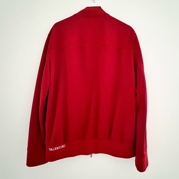 VALENTINO Archive men’s Track Jacket red white stripes bands made in Italy US 46 - Picture 8 of 16